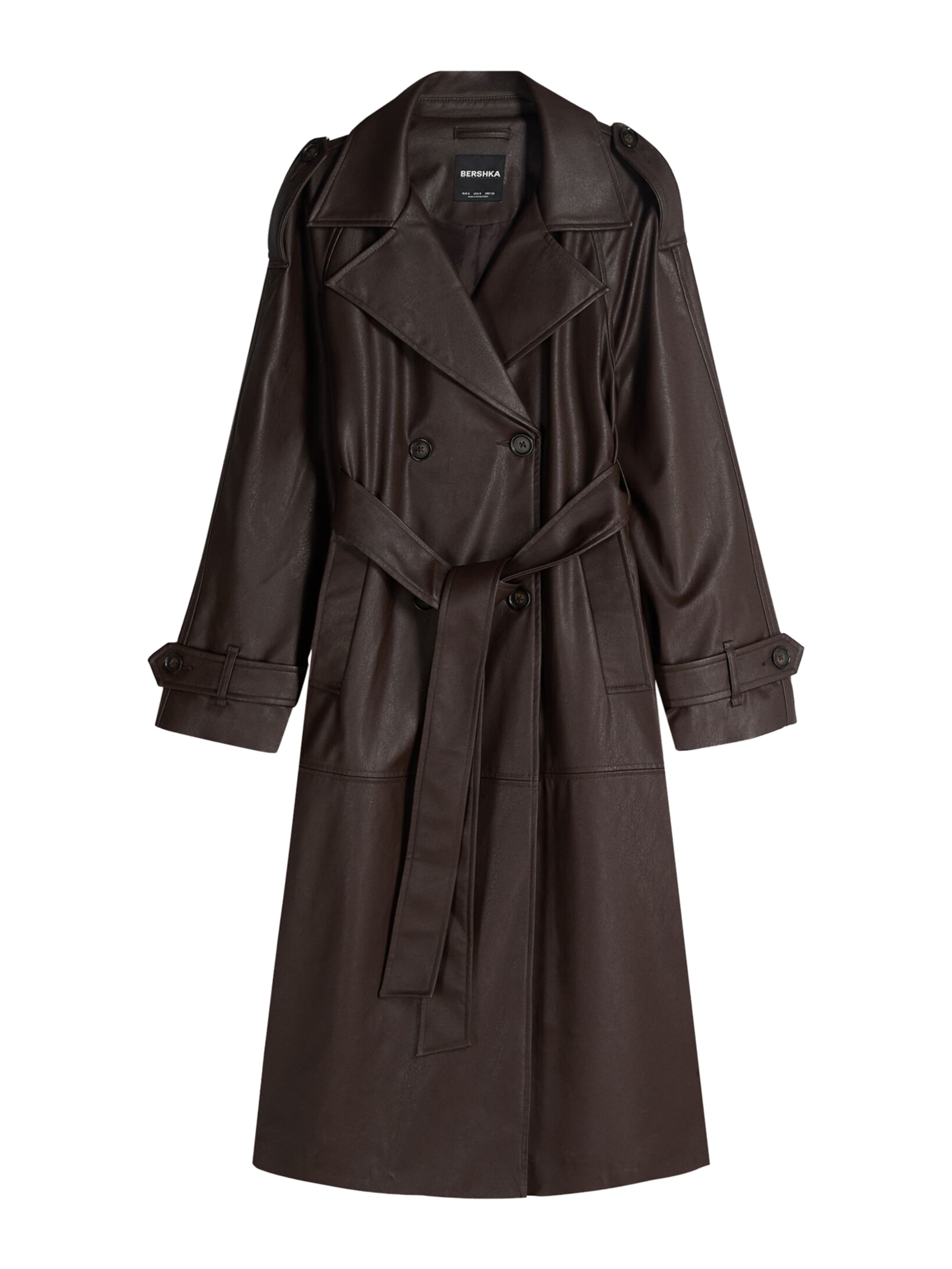 Bershka Átmeneti kabátok - barna: elől