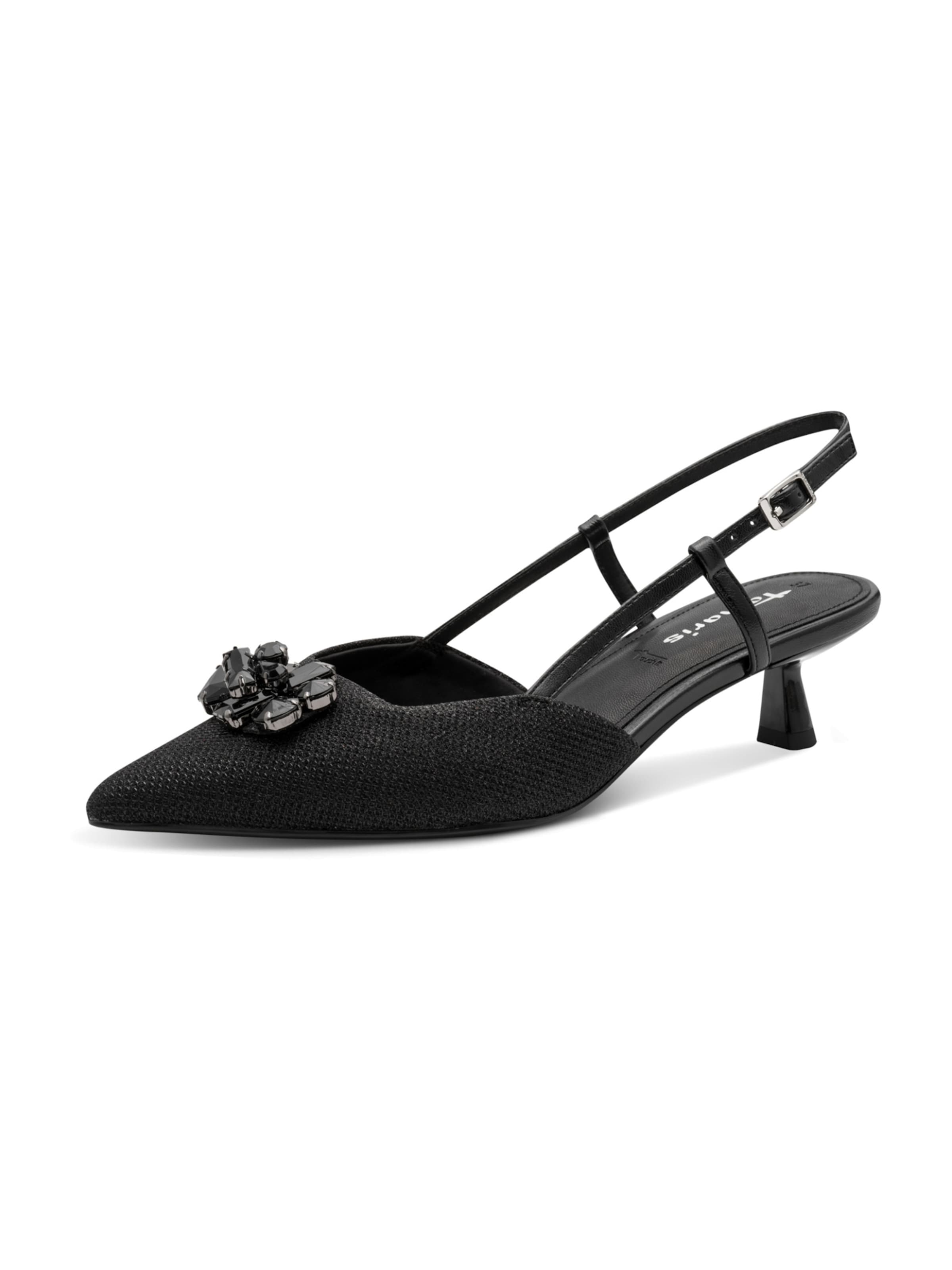 Tamaris Slingback pumps in Black: front