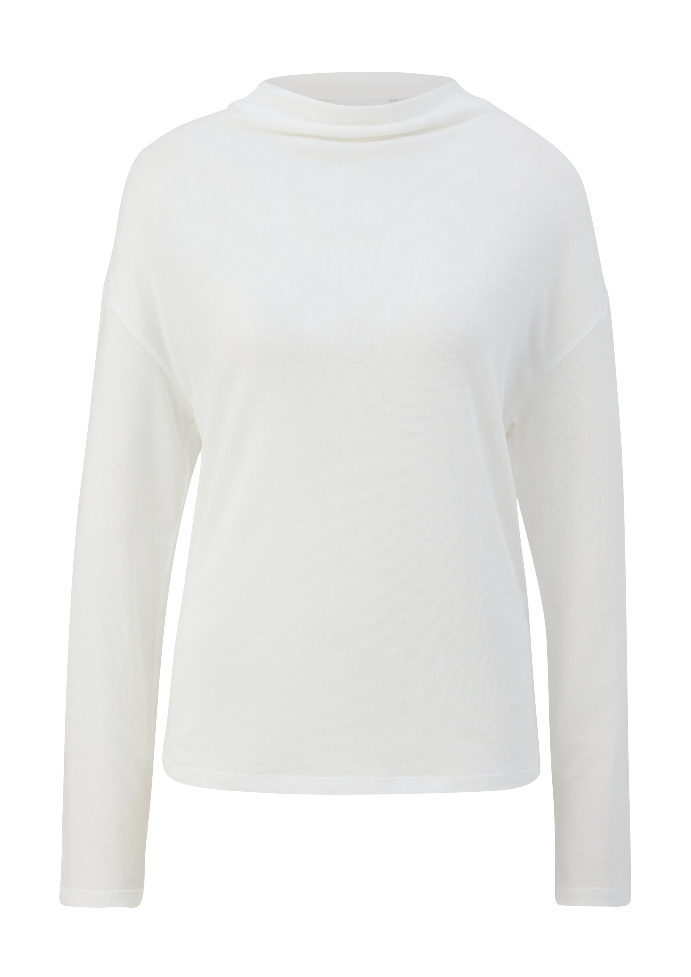 comma casual identity Shirt in Wit: voorkant