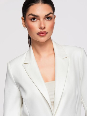 Blazer Ombre en blanc
