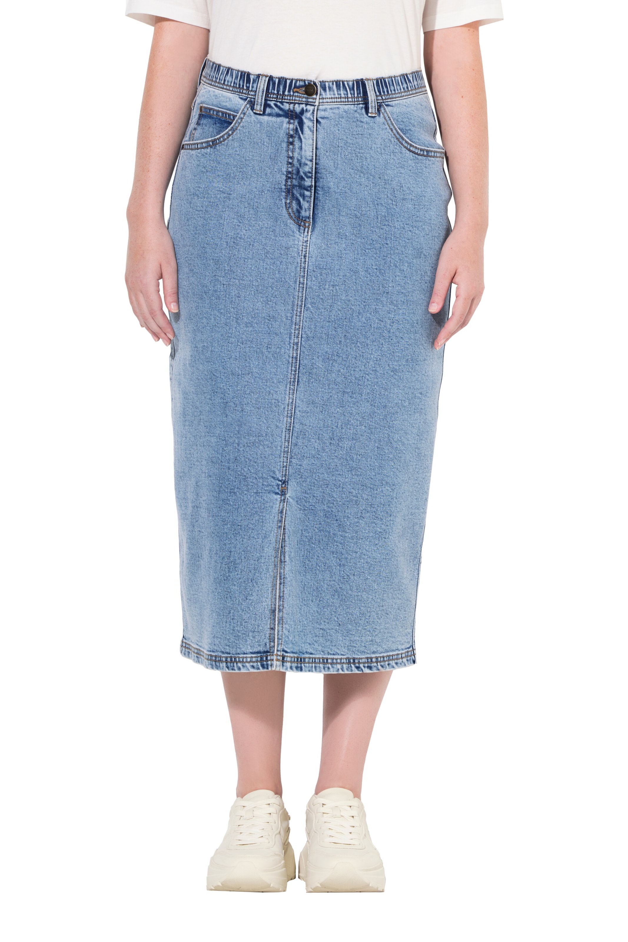 Jupe Ulla Popken en bleu : devant