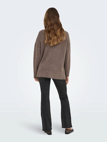 ONLY Pullover 'ONLHAZEL' in Braun
