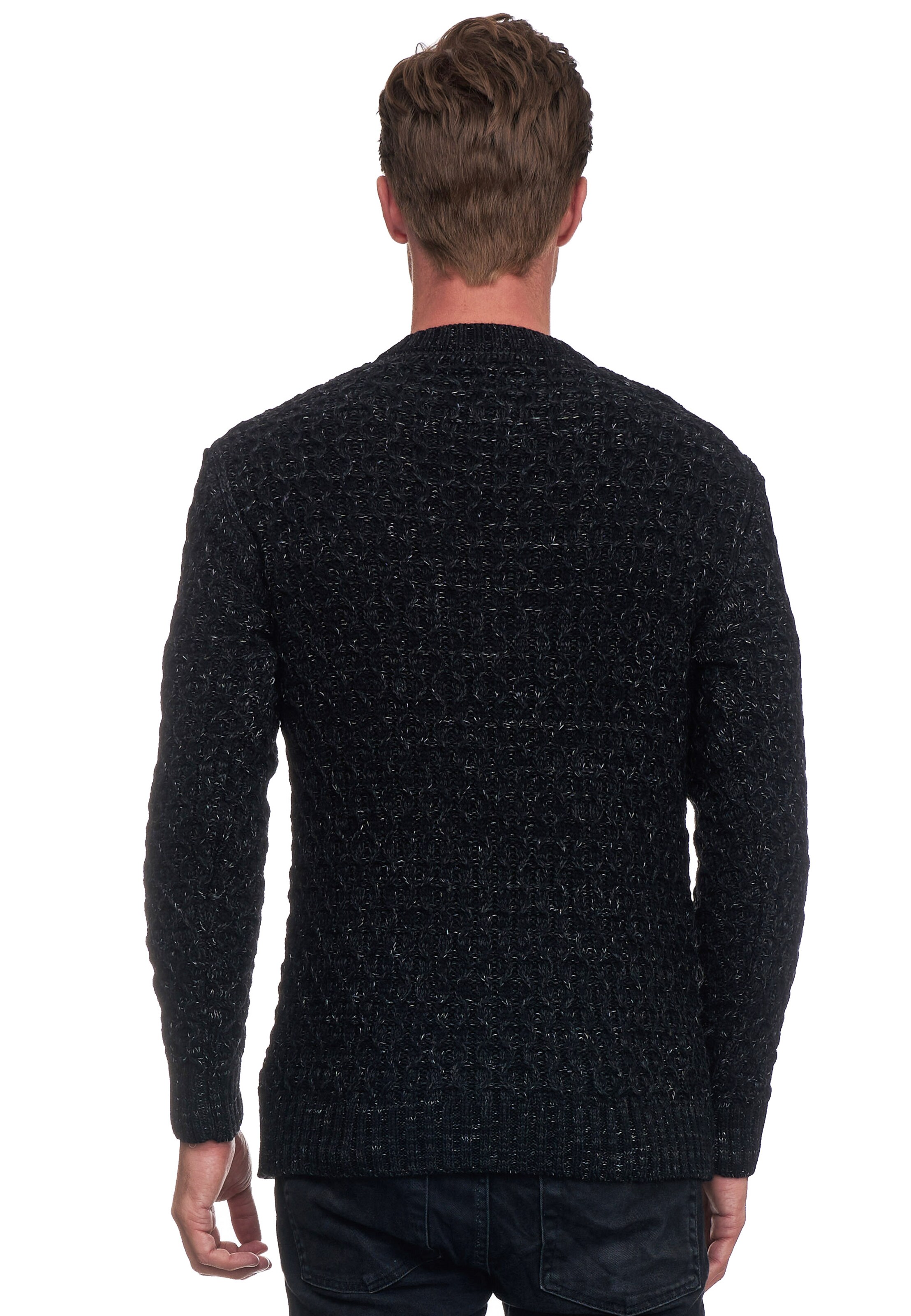 Rusty Neal Strickpullover in Schwarz