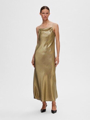 SELECTED FEMME Kleid in Gold