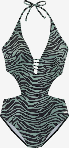 žalia VENICE BEACH Maudymosi kostiumėlis: priekis