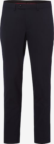 Pantalon à plis 'Hoxdon' Finshley & Harding London en bleu : devant