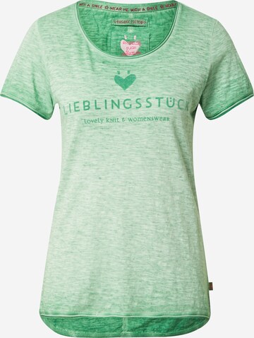 LIEBLINGSSTÜCK Shirt 'Cia' in Green: front