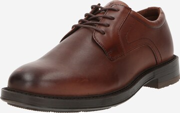 MARCO TOZZI Lace-Up Shoes in Brown: front