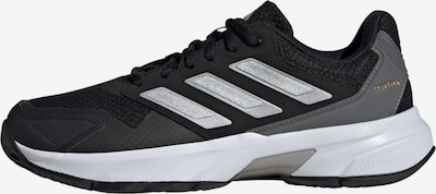 ADIDAS PERFORMANCE Chaussure de sport 'CourtJam Control 3' en gris / anthracite / noir / blanc, Vue avec produit