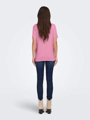 JDY T-Shirt 'JDYKITTY' in Pink