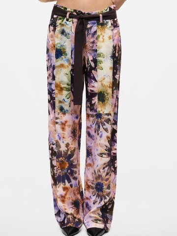 Desigual Loosefit Παντελόνι σε ροζ: μπροστά