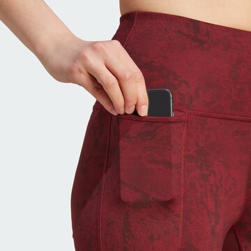 ADIDAS TERREX Skinny Workout Pants 'Multi' in Red