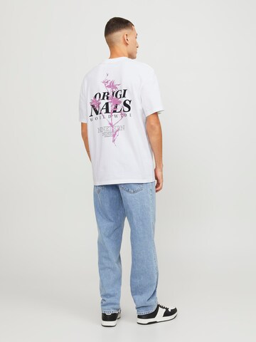 T-Shirt 'Lafayette' JACK & JONES en blanc