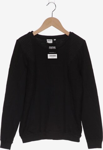 OBJECT Sweatshirt & Zip-Up Hoodie in S in Black: front