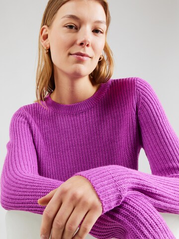 VILA Sweater 'Lou' in Purple