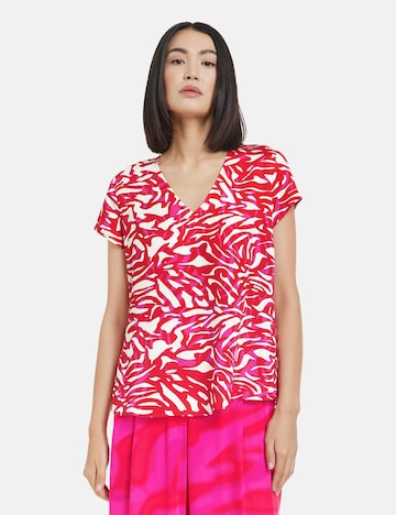 TAIFUN Blouse in Red: front