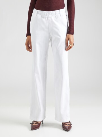 BRAX Wide Leg Hose 'MAINE' in Weiß: Vorderseite