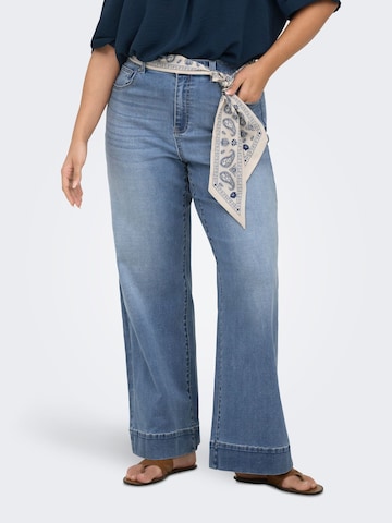 Wide leg Jeans 'CARWilly' di ONLY Carmakoma in blu: frontale