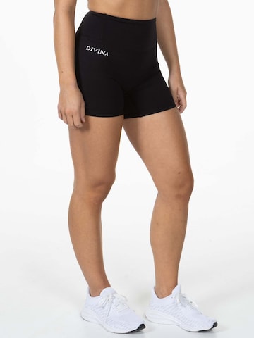 Skinny Pantaloni sportivi 'Valens' di Divina in nero