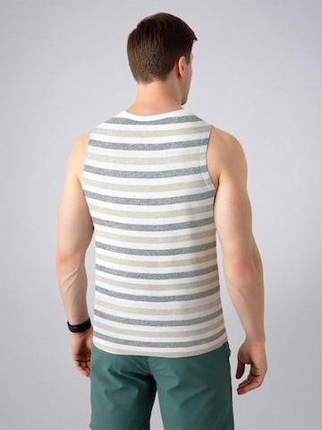 PANTONECLO Bodywarmer 'Pantoneclo Men’s Crew Neck Vest' in Wit