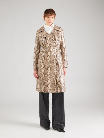 GUESS Between-Seasons Coat 'BRIANA LONG TRENCH' in Beige: front