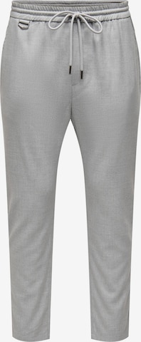 Regular Pantalon 'Linus' Only & Sons en gris : devant