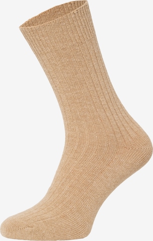 HomeOfSocks Socken 'HOS72' in Beige: Vorderseite