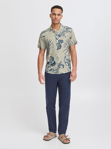INDICODE JEANS Regular fit Button Up Shirt ' IDMariol ' in Grey
