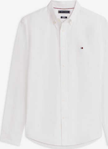 TOMMY HILFIGER Regular Fit Businesshemd 'Flex' in Weiß: Vorderseite