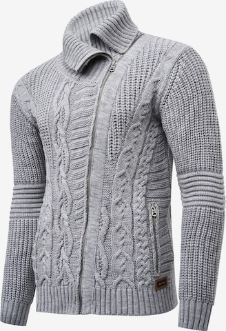 Rusty Neal Knit Cardigan in Grey