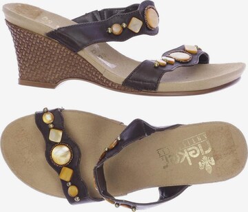Rieker Sandals & High-Heeled Sandals in 38 in Brown: front