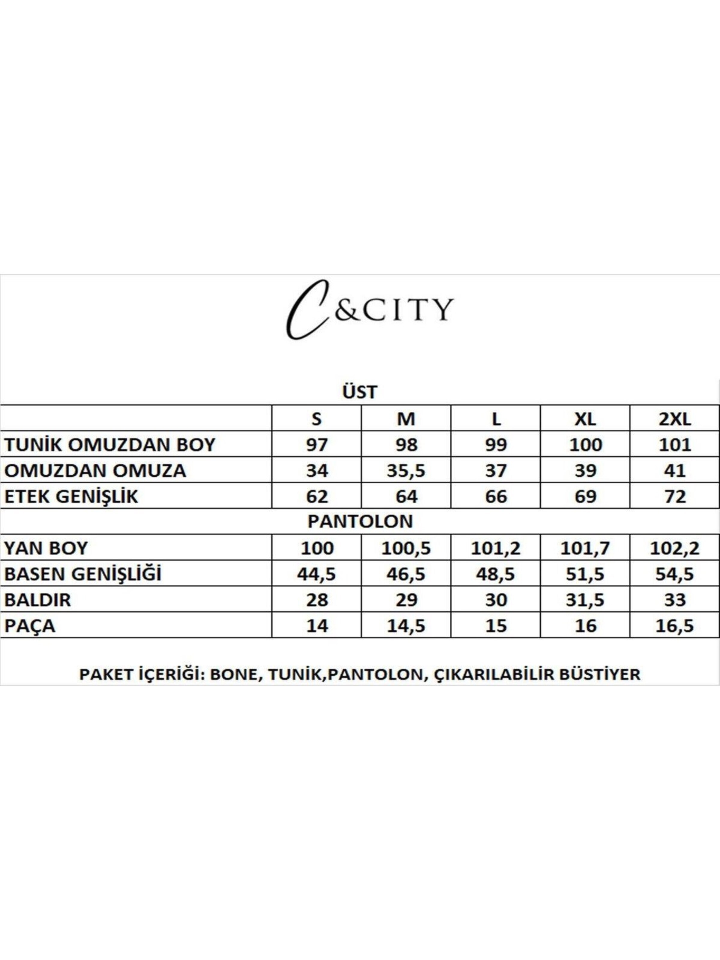 C&City Hijab Badeanzug in Grau