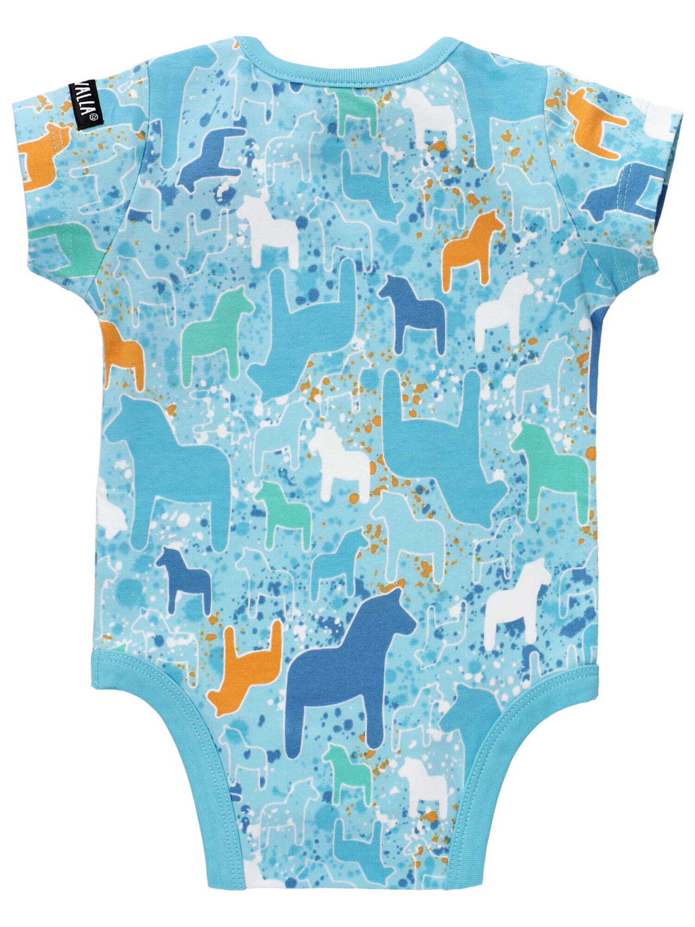 Villervalla Romper/Bodysuit 'Dala' in Blue