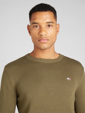 Pullover 'ESSENTIAL' di Tommy Jeans in verde