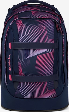 Satch Schulrucksack in Blau: Vorderseite