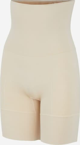 PIECES - Pantalón moldeador en beige
