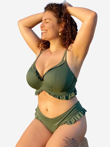 SugarShape Minimiser Bikini Top 'Valencia' in Green