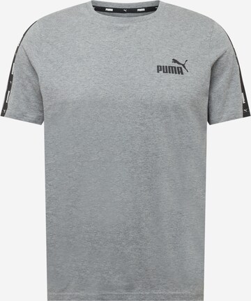 PUMA Shirt 'Essentials+' in Grijs: voorkant