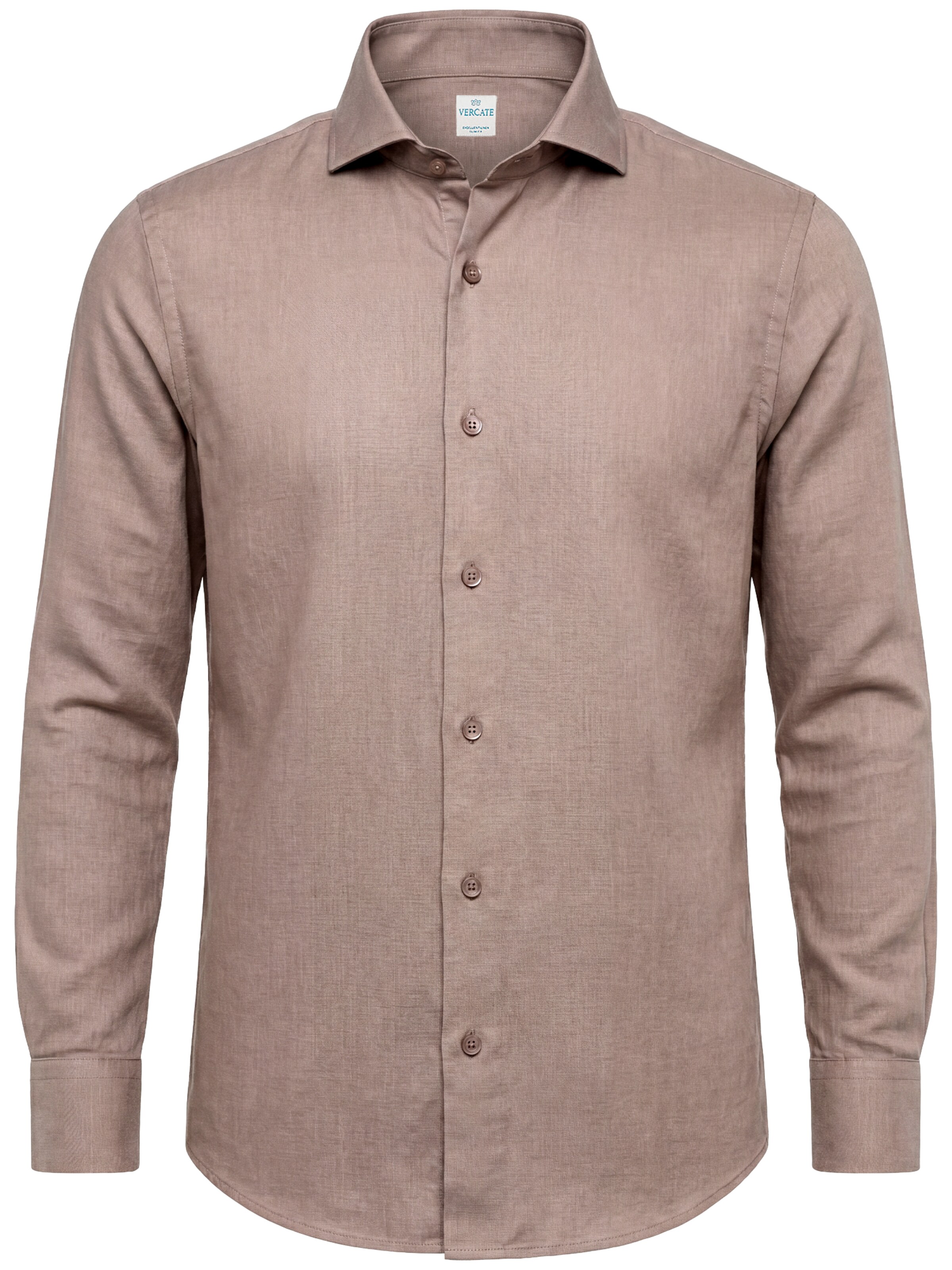 Chemise business 'No. 35' Vercate en marron : devant
