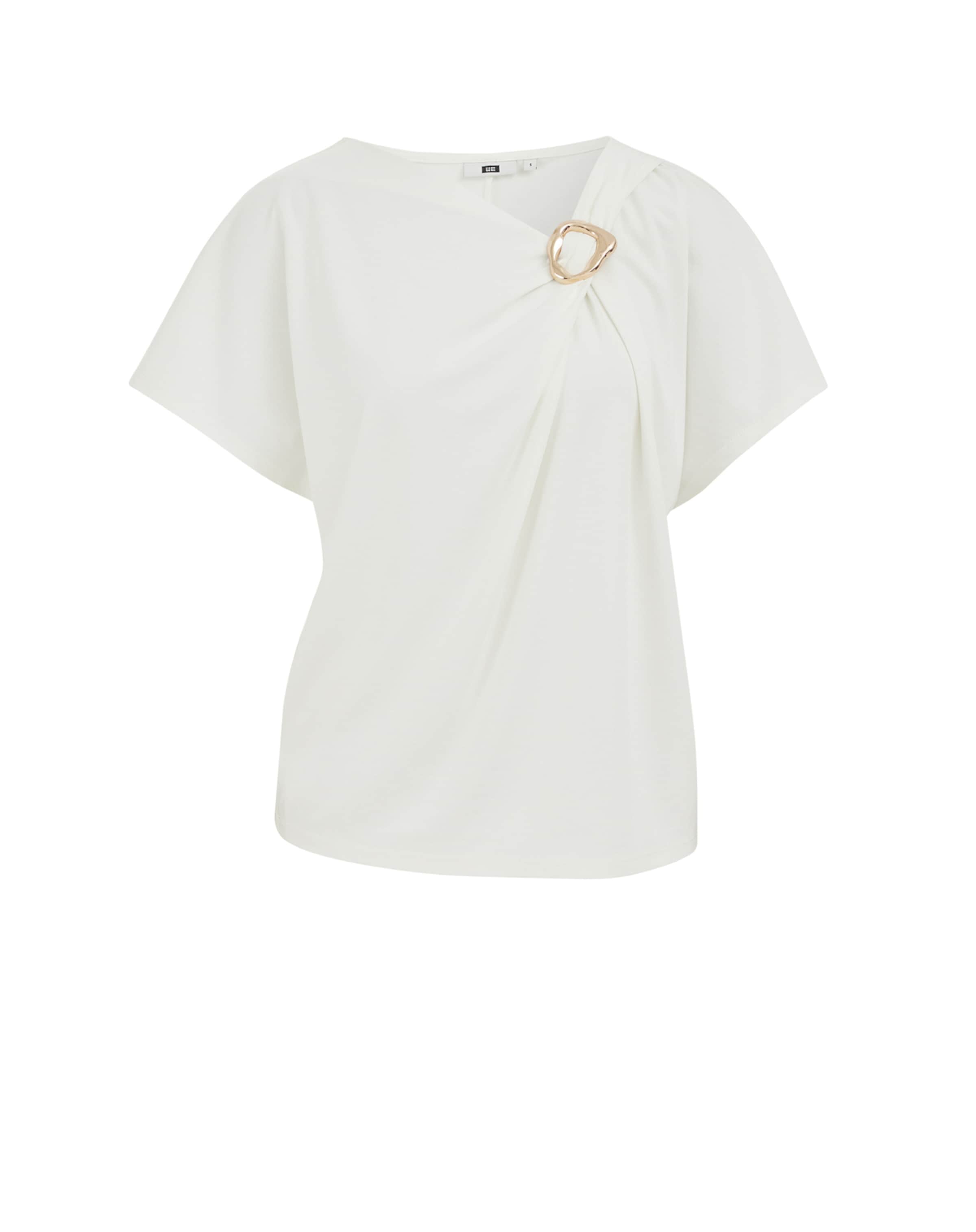 Chemisier WE Fashion en beige : devant