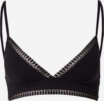 Soutien-gorge 'HAPPILY WE CARE' ETAM en noir : devant