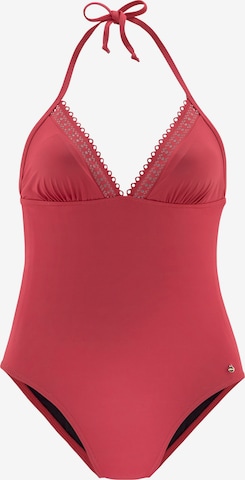 s.Oliver Triangle Swimsuit in Red: front