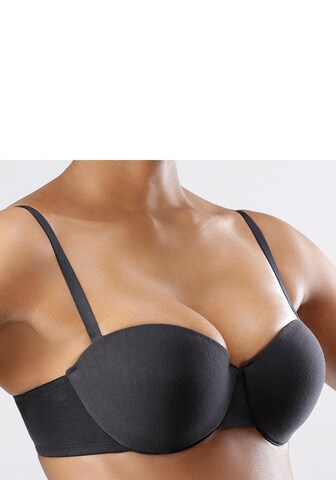 Balconnet Soutien-gorge PETITE FLEUR en noir