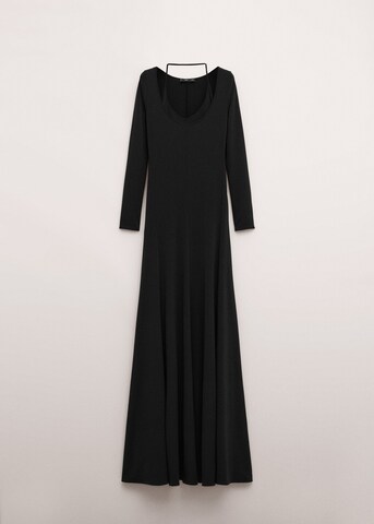 MANGO Knitted dress 'Ross' in Black