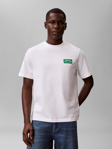Calvin Klein Jeans Shirt in White: front