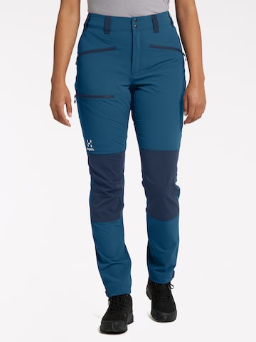 Haglöfs Regular Outdoor Pants 'Mid Standard' in Blue: front