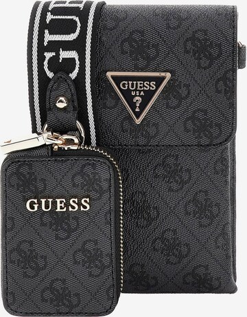 Borsa a tracolla 'Latona' di GUESS in nero: frontale