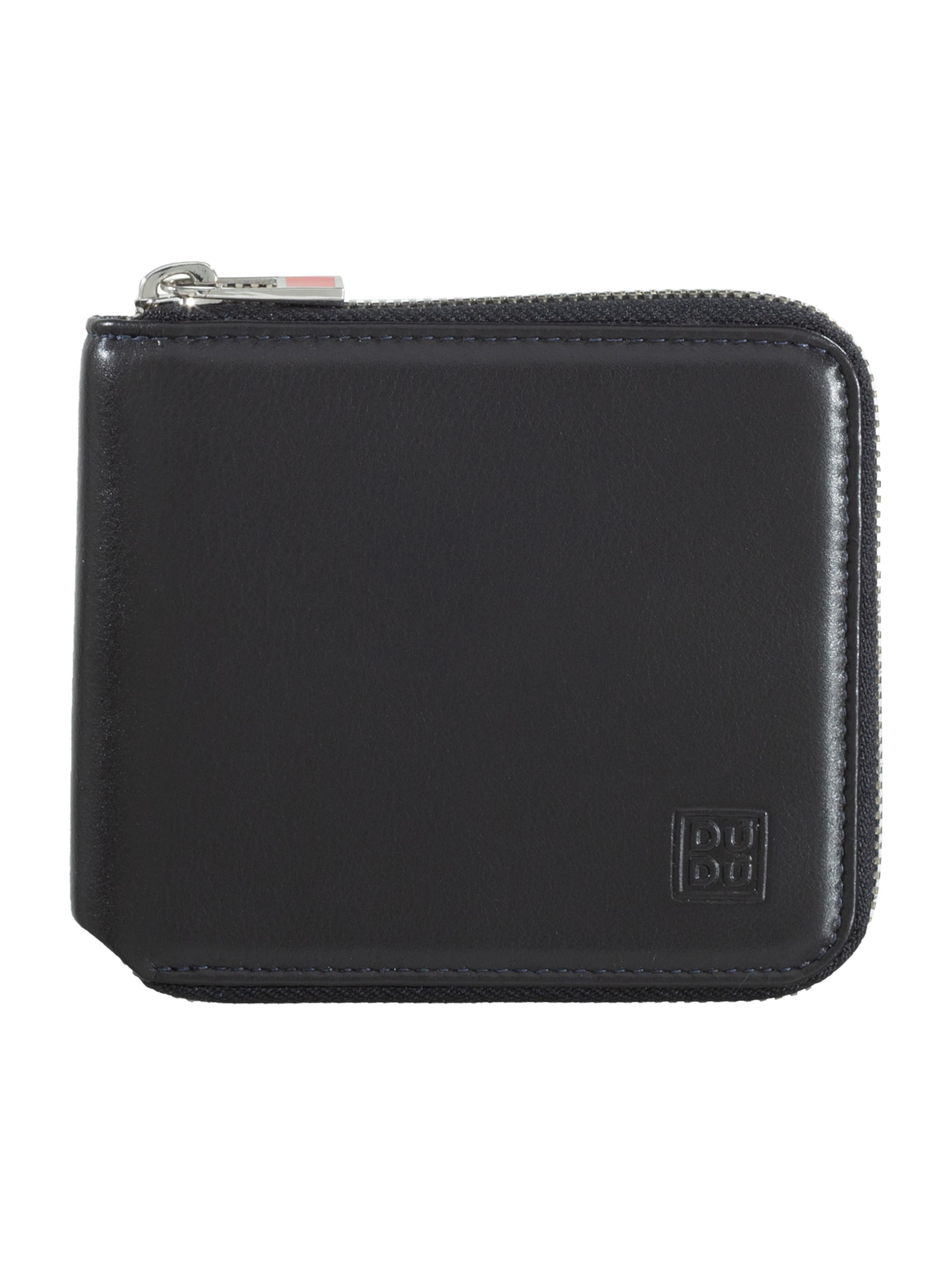 DuDu Portemonnaie 'Faro' in Schwarz: Vorderseite
