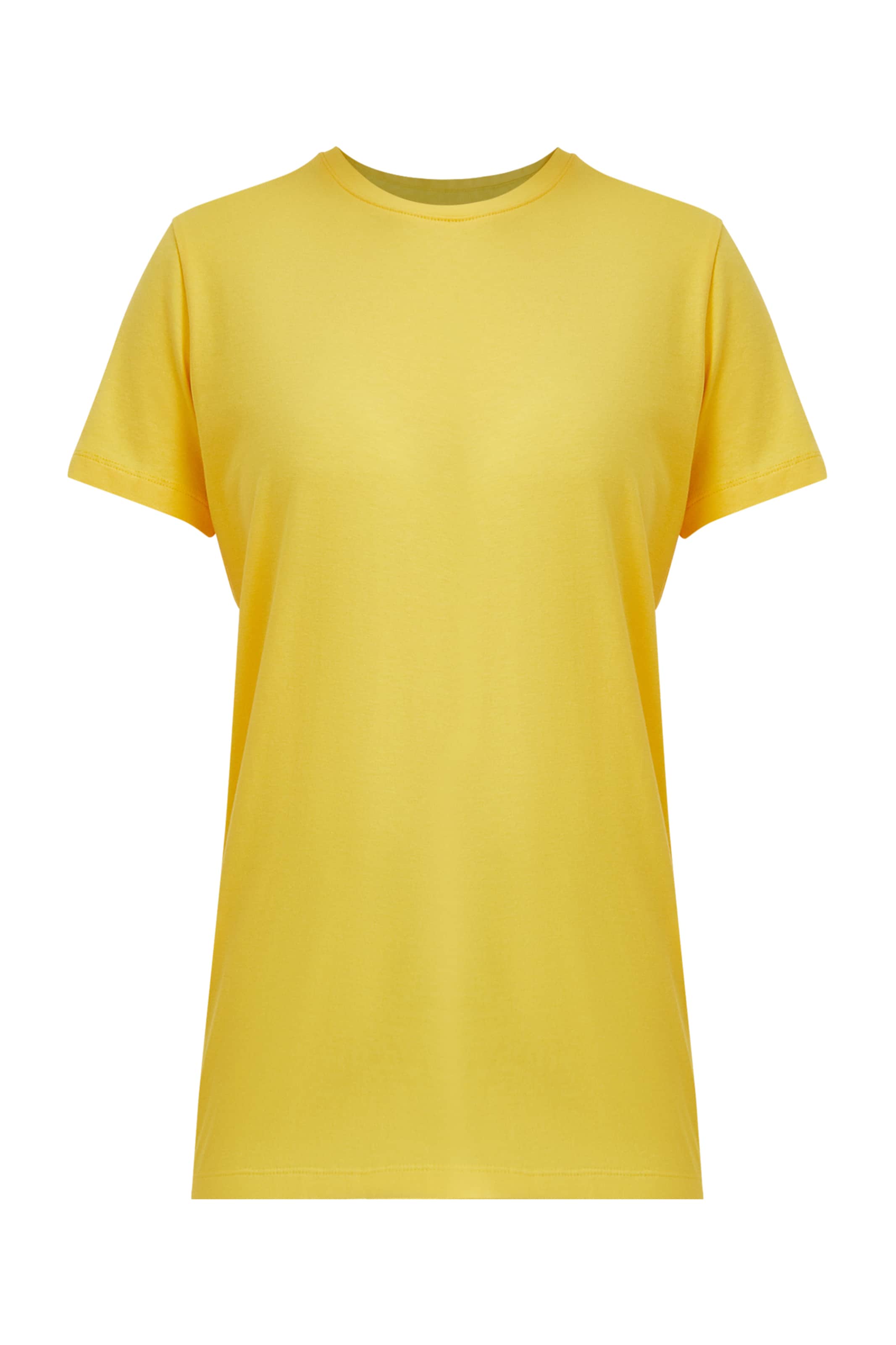 Finn Flare Shirt 'Basic' in Gelb: Vorderseite