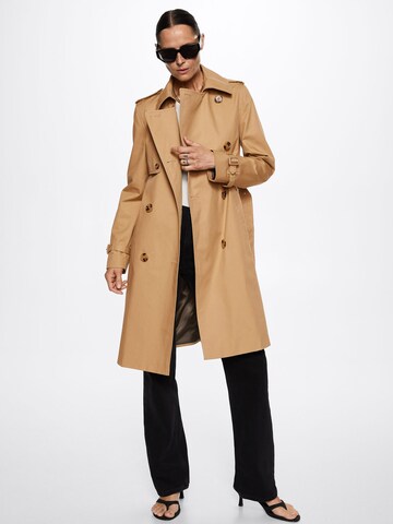 MANGO Between-Seasons Coat 'Polana' in Beige